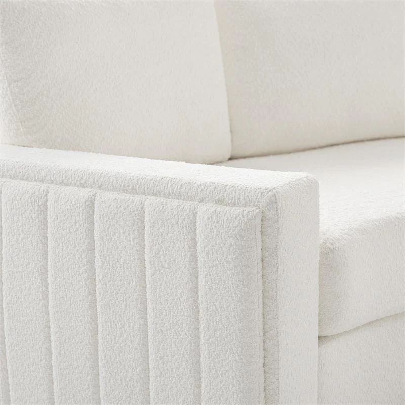 Aeris 138" Modern Curved Sectional Couch & Sofa With Curved Aesthetic - Image 5